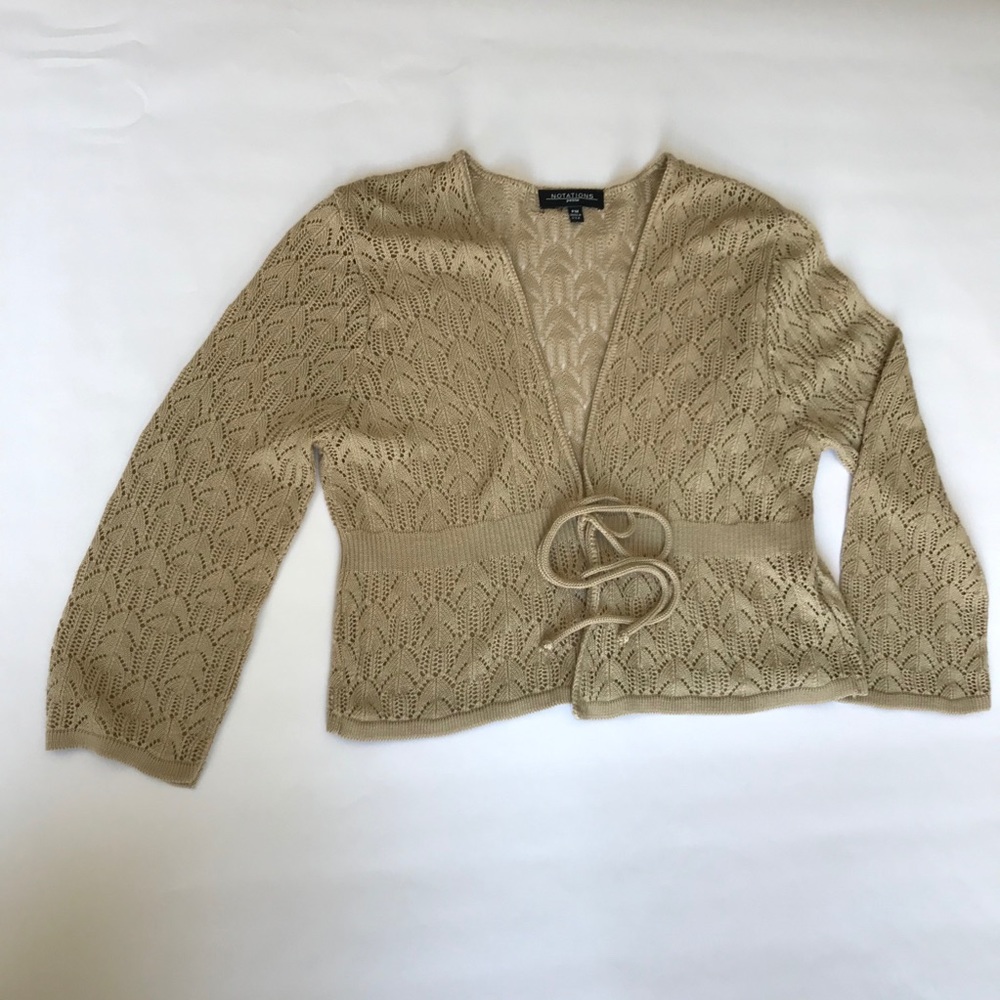 NOTATIONS petite M cream sweater